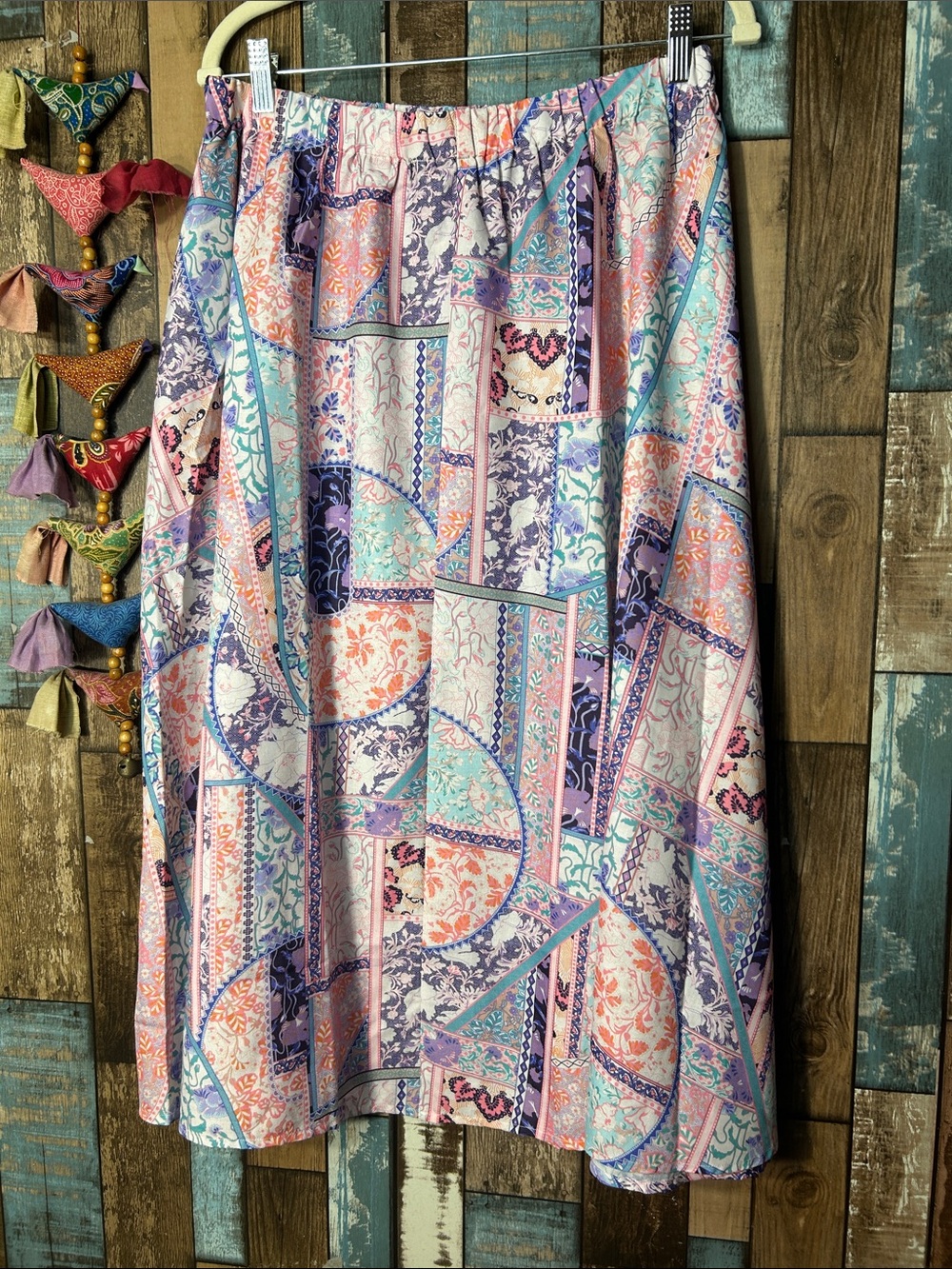 Chadwick’s Medium Pastel Patchwork Midi Skirt